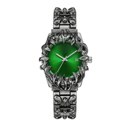 Arabian Green Spiked Timepiece