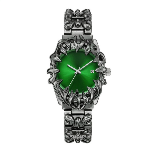 Arabian Green Spiked Timepiece