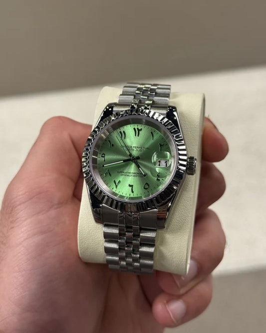 Rolex Olive Green Arabic