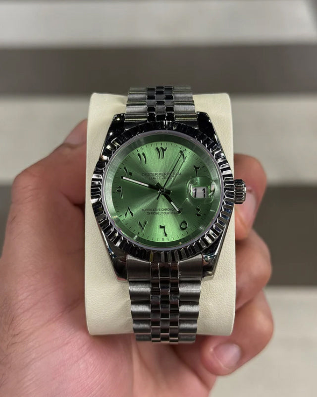 Rolex Olive Green Arabic