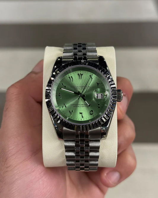Rolex Olive Green Arabic